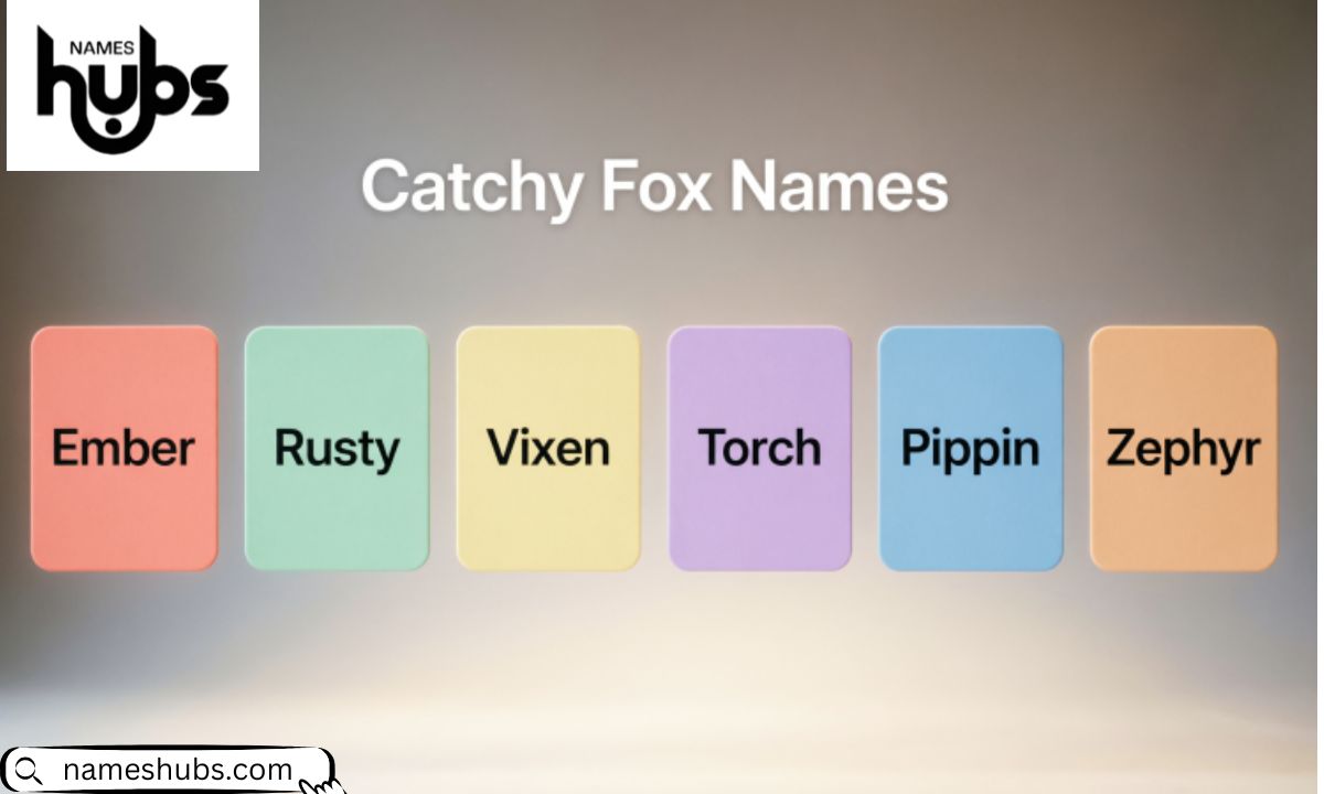 Catchy Fox Names