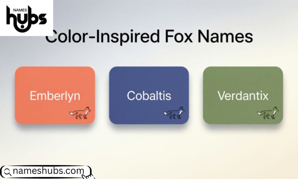 Color-Inspired Fox Names