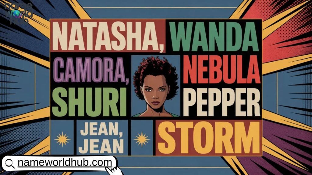 Girl Names from Marvel