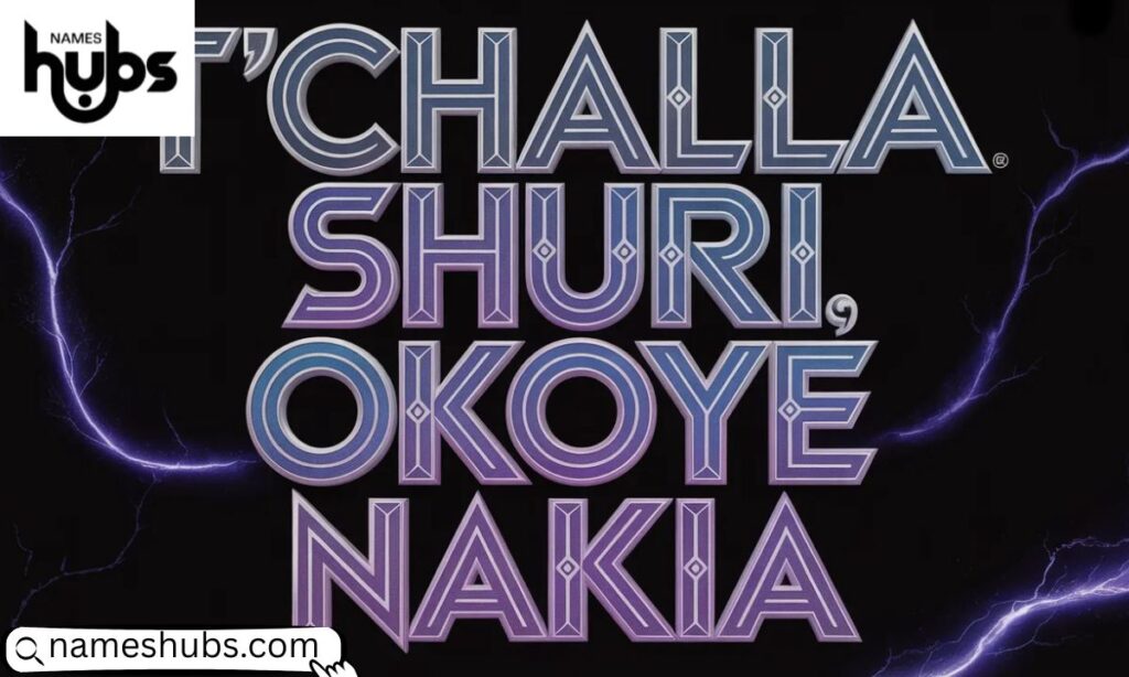 Marvel Black Panther Names 