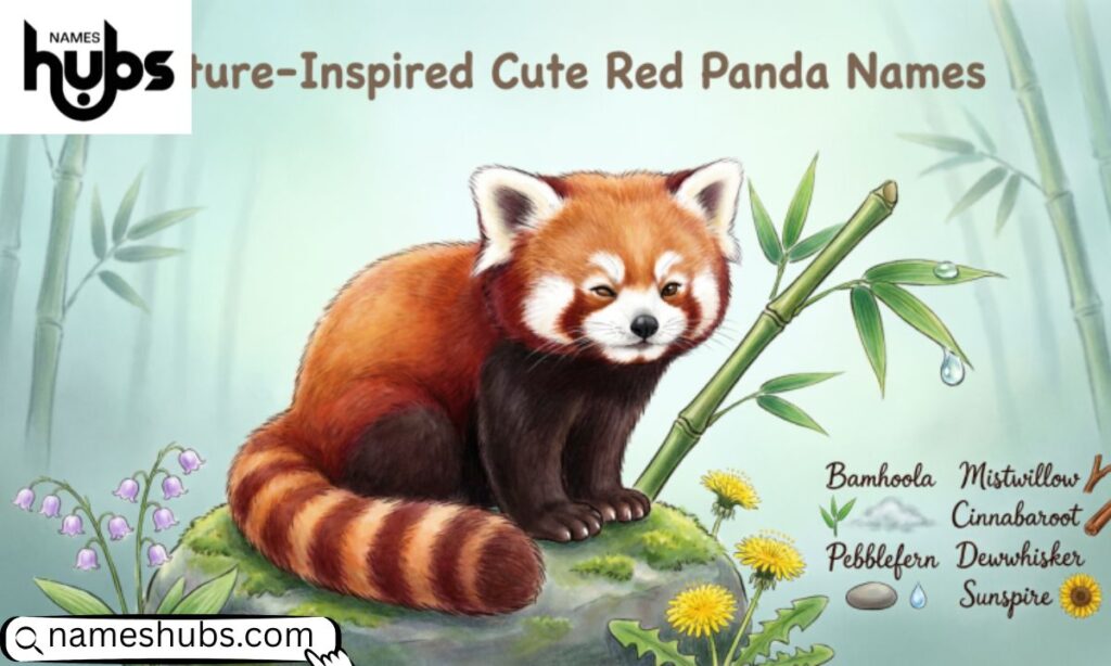 Nature-Inspired Cute Red Panda Names 