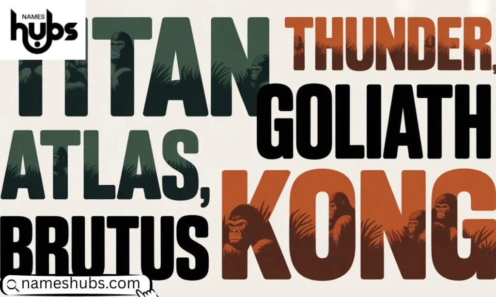 Powerful and Strong Gorilla Names