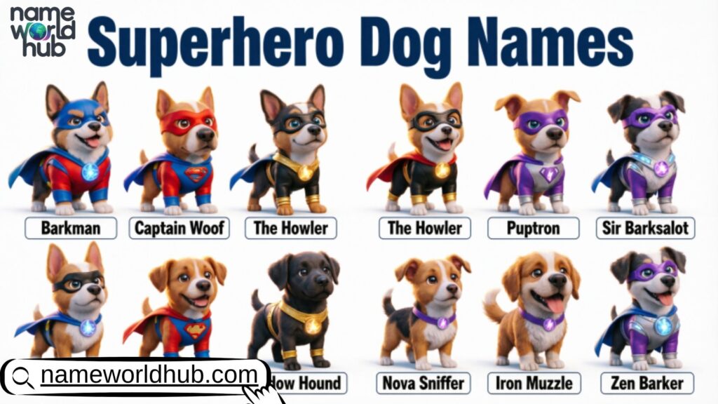 Superhero Dog Names 