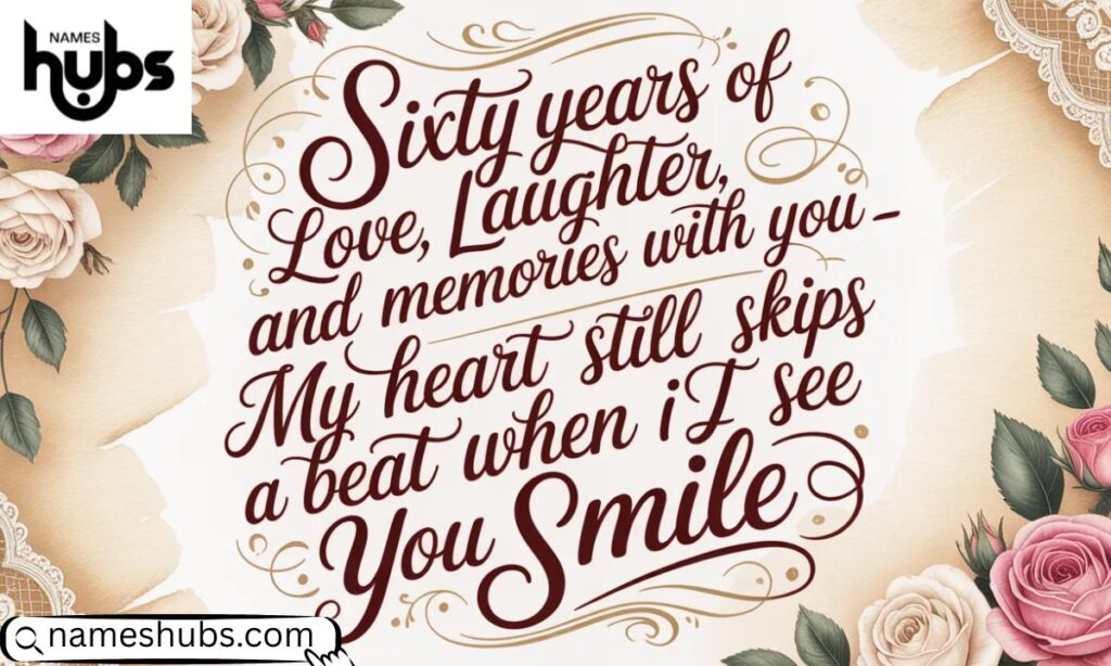 60th Wedding Anniversary Quotes for Wife