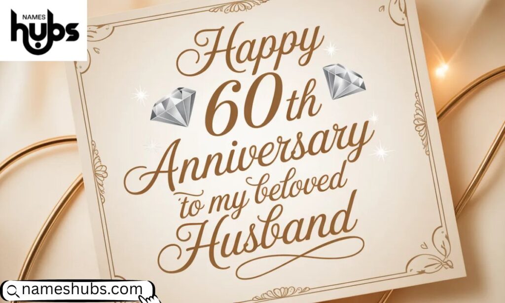 60th Wedding Anniversary Wishes for Husband