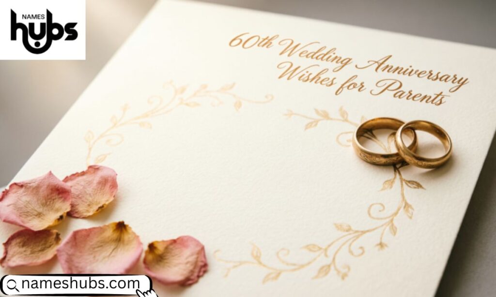 60th Wedding Anniversary Wishes for Parents