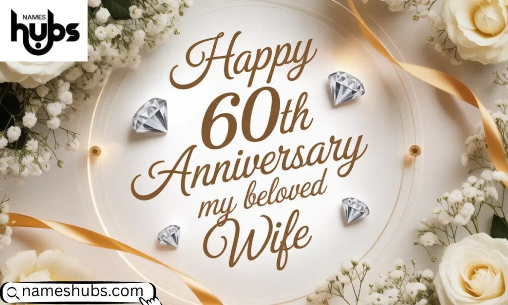 60th Wedding Anniversary Wishes for Wife