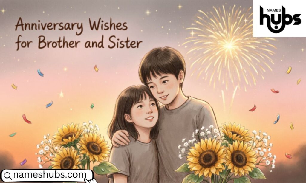 Anniversary Wishes for Brother and Sister