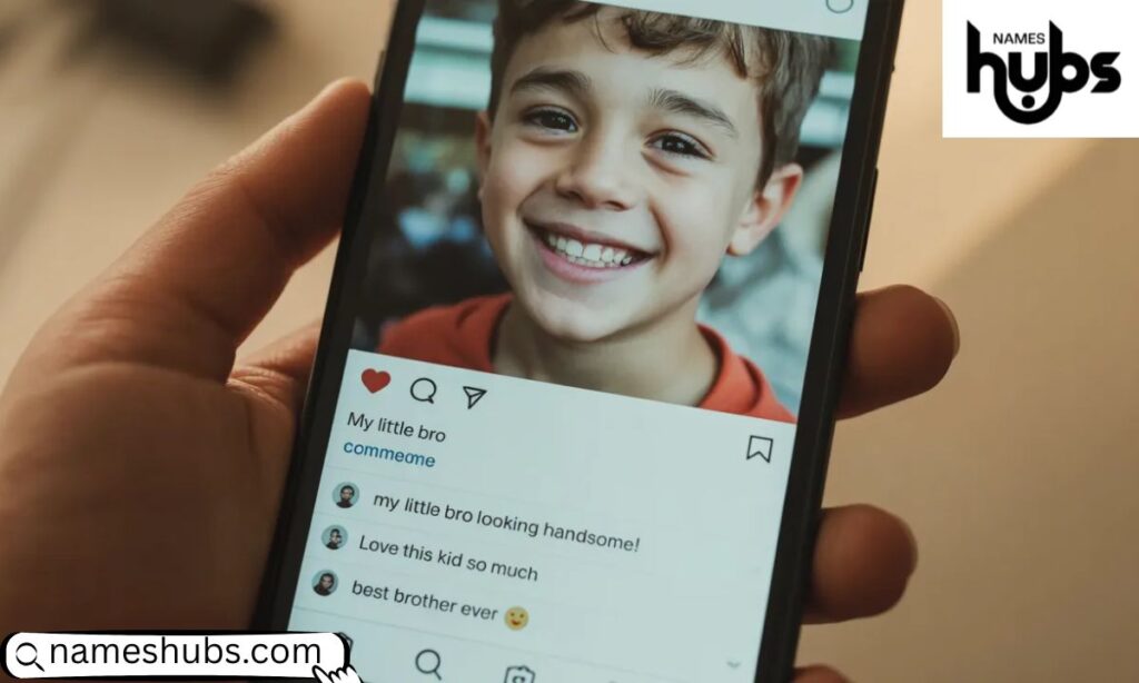 Comments for Younger Brother Pic on Instagram