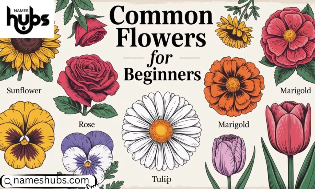 Common Flowers for Beginners