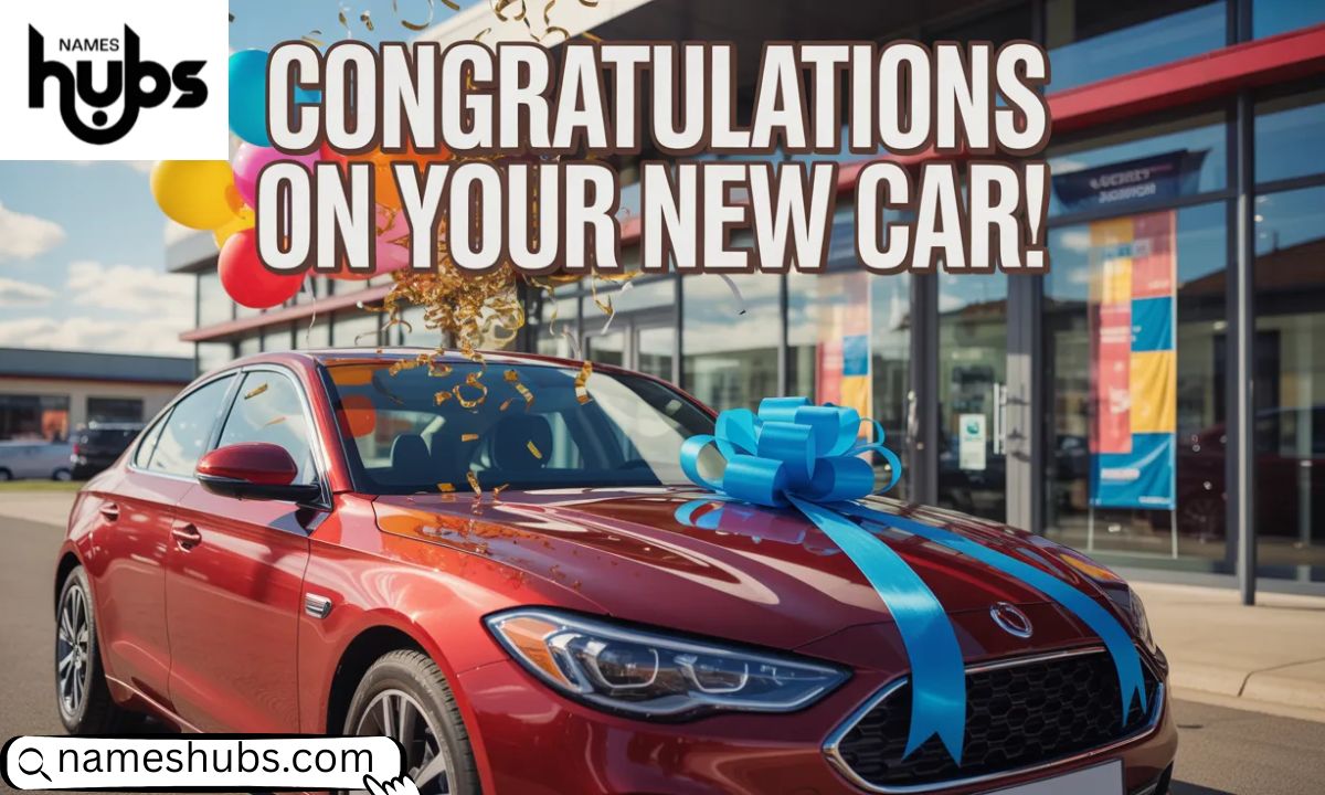 Congratulations on Your New Car