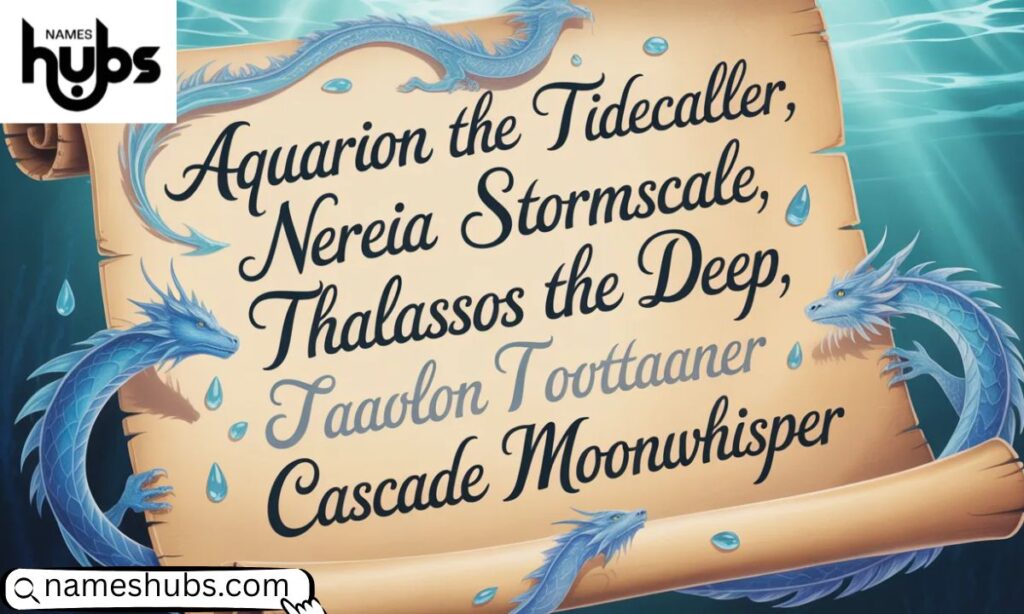 Fantasy Water Dragon Names