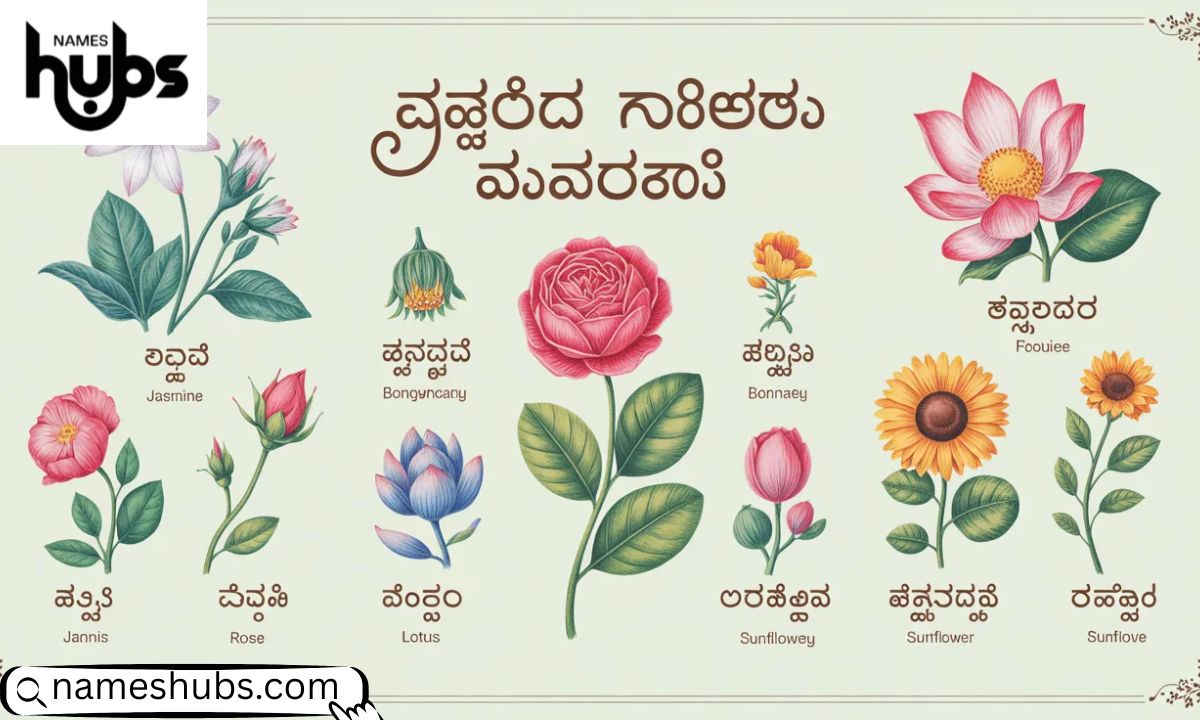 Flower Names in Kannada