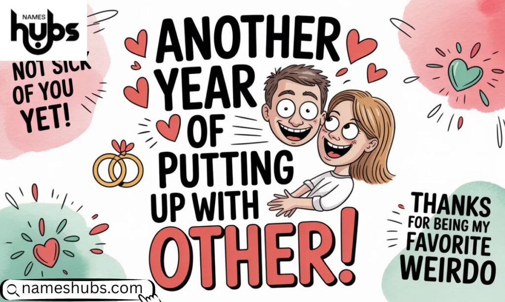 Funny Messages for a Playful Wedding Anniversary