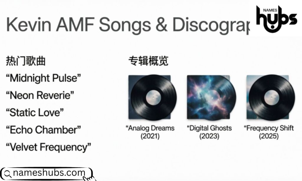 Kevin AMF Songs & Discography