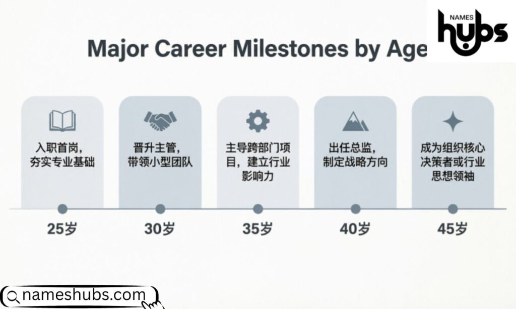 Major Career Milestones by Age