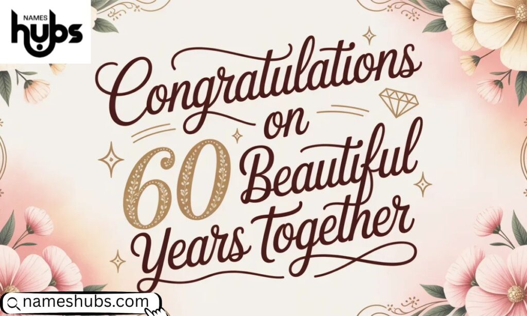 Short 60th Wedding Anniversary Wishes for Friends