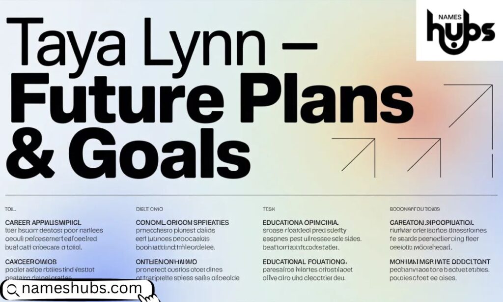 Taya Lynn — Future Plans & Goals