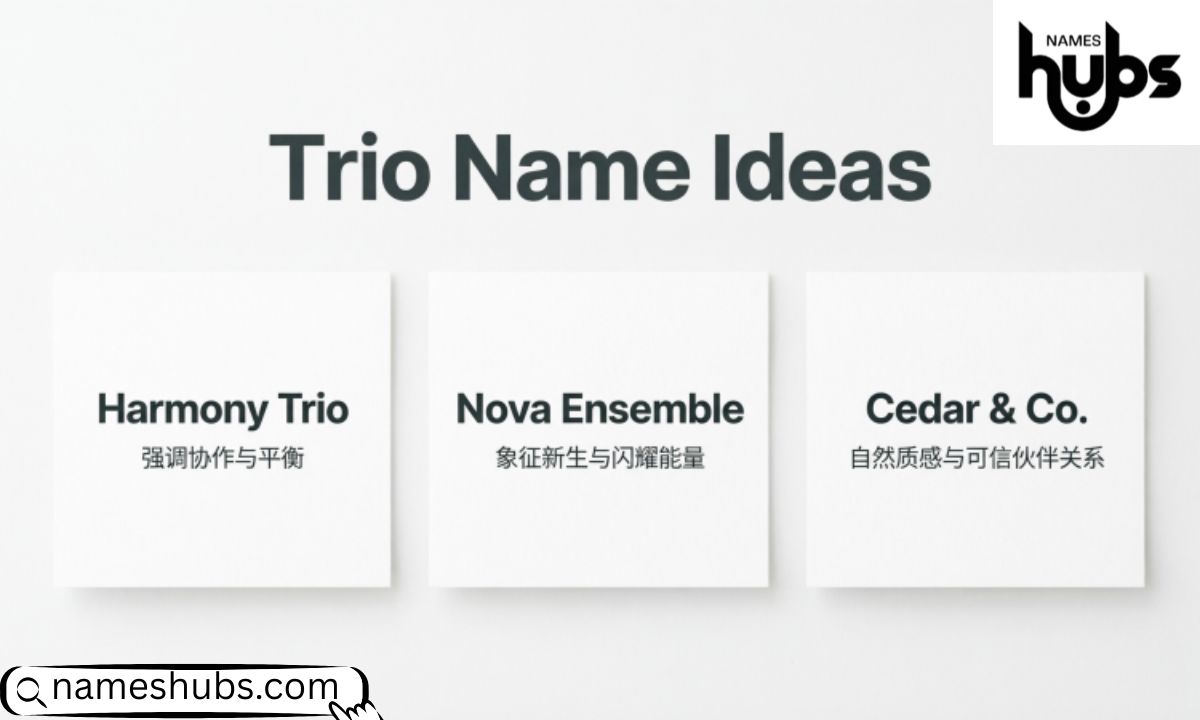Trio Name Ideas