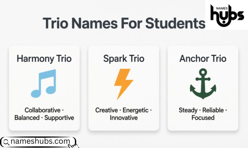 Trio Names For Students