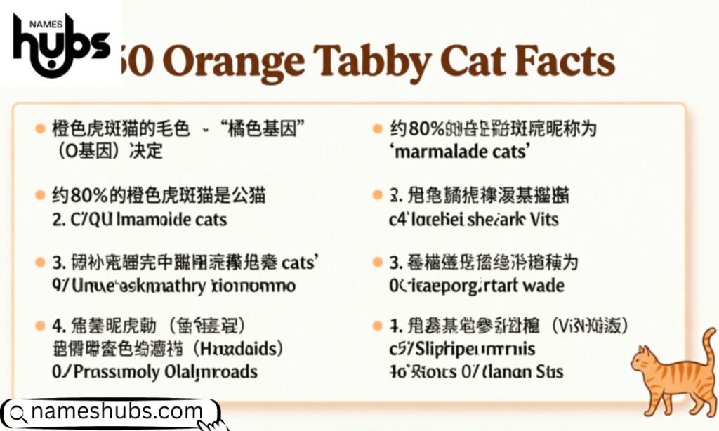 50 Orange Tabby Cat Facts