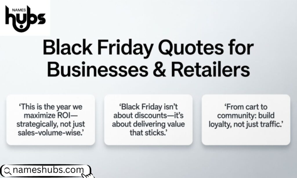 Black Friday Quotes for Businesses & Retailers