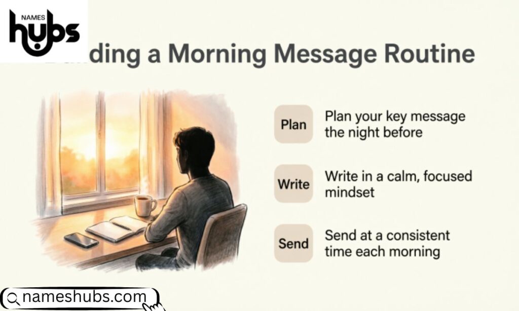 Building a Morning Message Routine