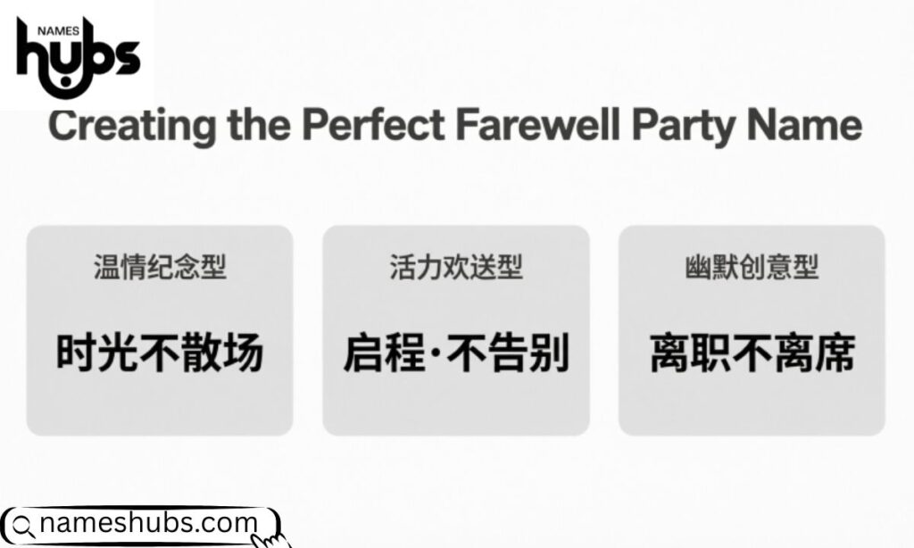 Creating the Perfect Farewell Party Name