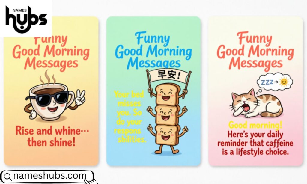 Funny Good Morning Messages
