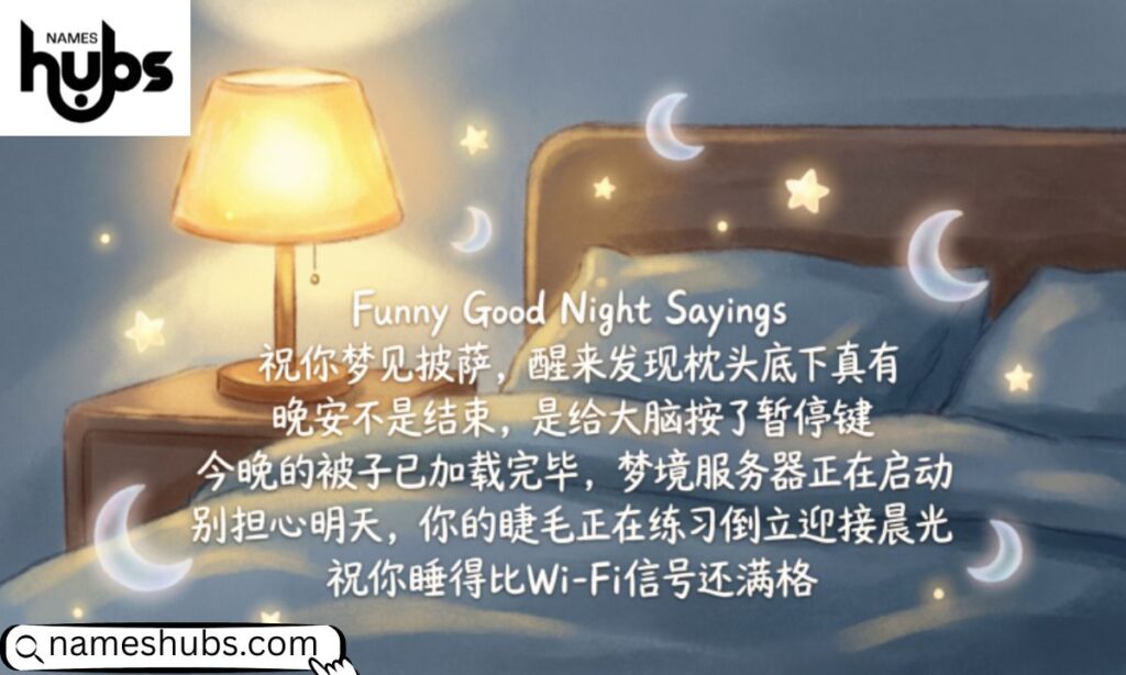 Funny Good Night Sayings
