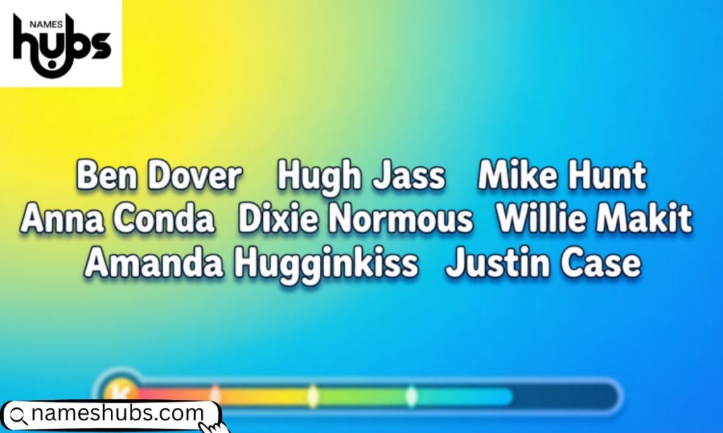 Kahoot Funny Names Like Ben Dover