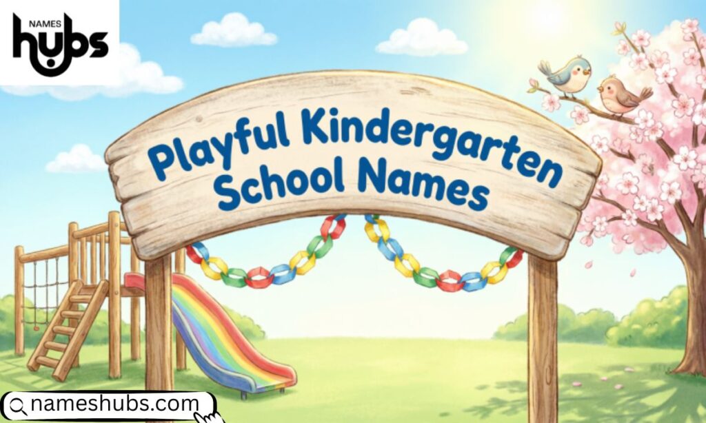 Playful Kindergarten School Names
