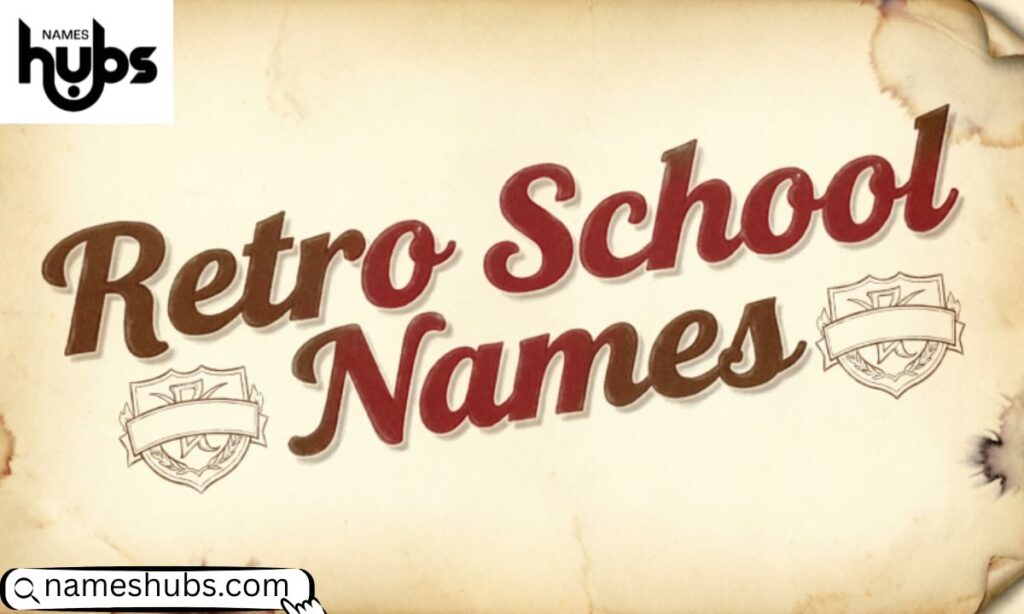 Retro School Names