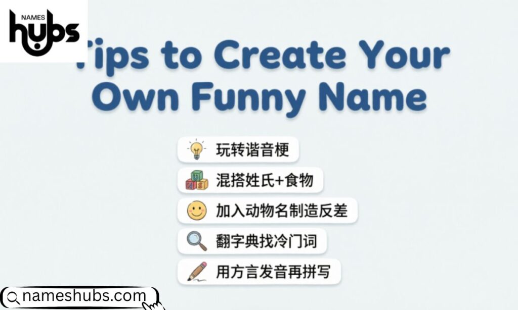 Tips to Create Your Own Funny Name