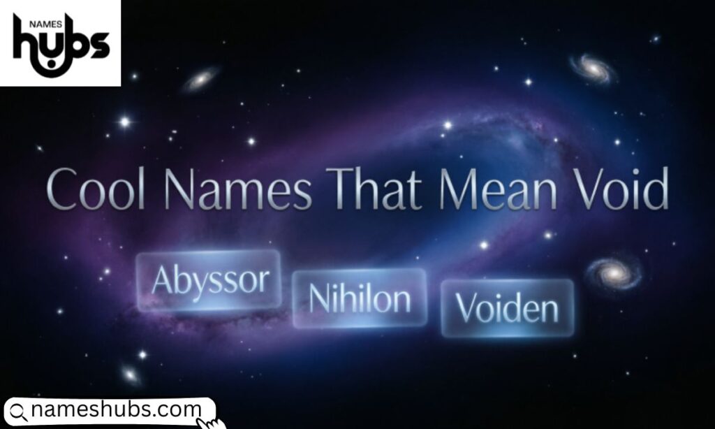 Cool Names That Mean Void 