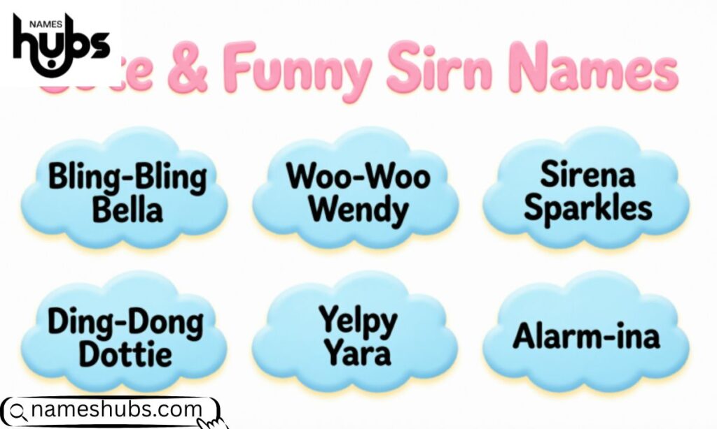 Cute & Funny Siren Names