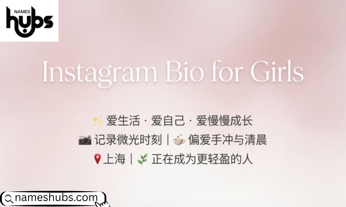 Instagram Bio for Girls