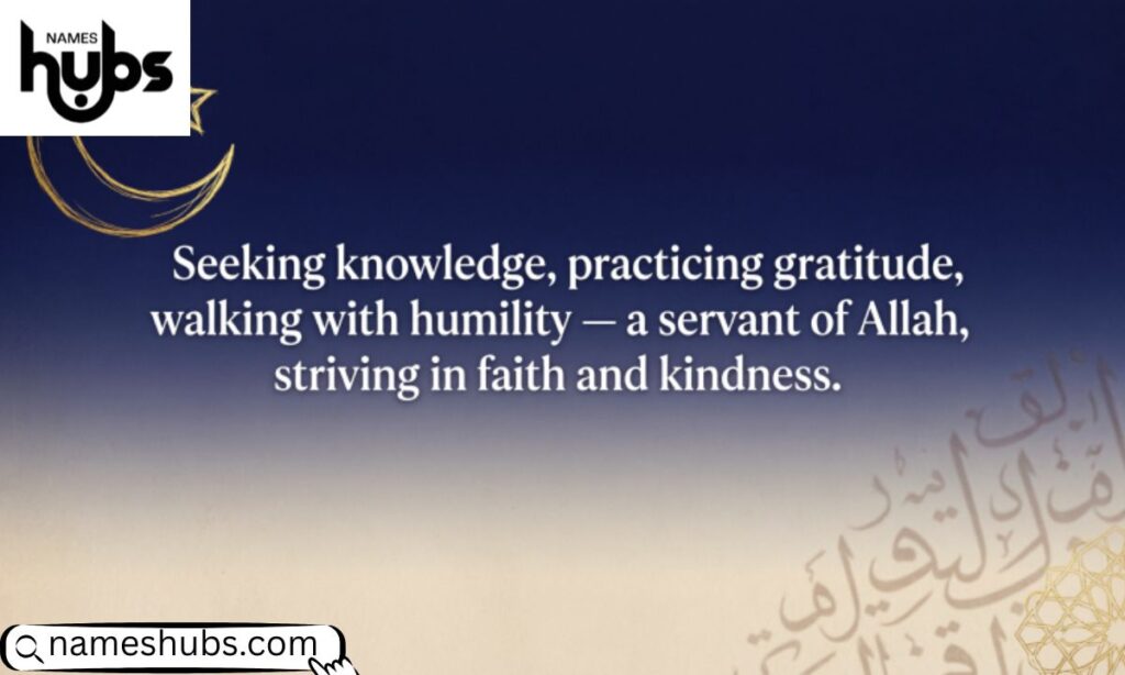 Islamic Bio for Instagram in English
