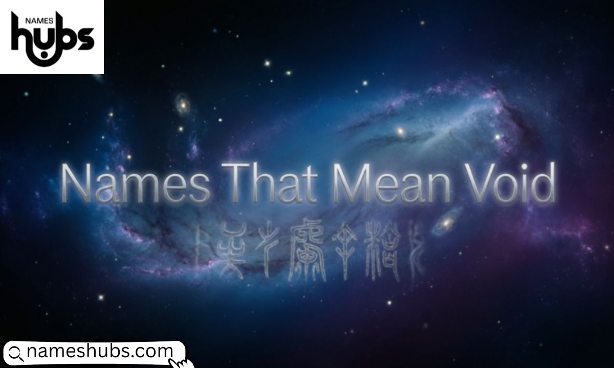 Names That Mean Void