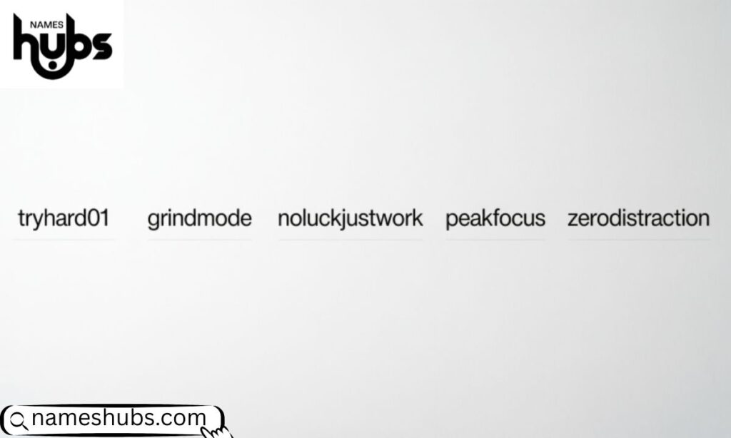 Short Tryhard Usernames