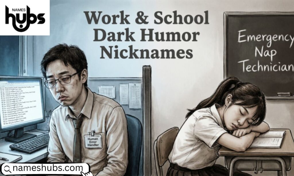 Work & School Dark Humor Nicknames