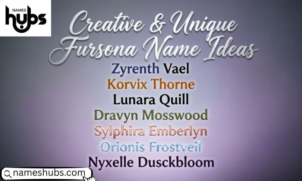 Creative & Unique Fursona Name Ideas